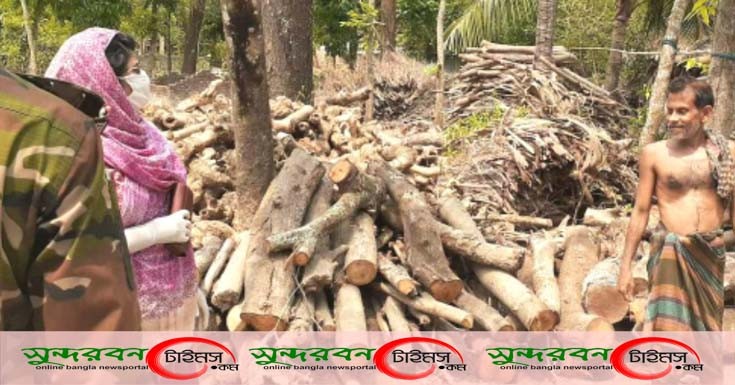 আশাশুনিতে ইটের পাঁজাসহ ভ্রাম্যমান আদালতে ২ হাজার ৩শ টাকা জরিমানা