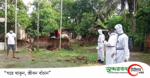 পাটকেলঘাটায় মা ও শিশু কন্যা করোনা শনাক্ত: ১০টি বাড়ী লকডাউন