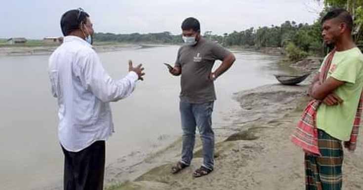 পাইকগাছায় কপোতাক্ষ নদের ভয়াবহ ভাঙ্গনে নির্ঘুম রাত কাটছে এলাকাবাসীর