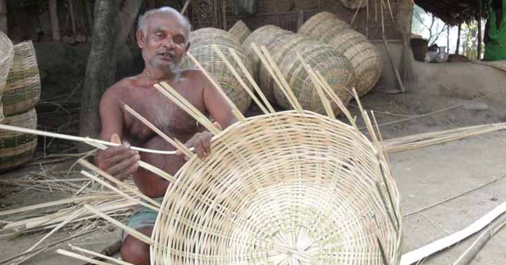 কপিলমুনিতে বিলুপ্তির পথে বাঁশ ও বেঁত শিল্প