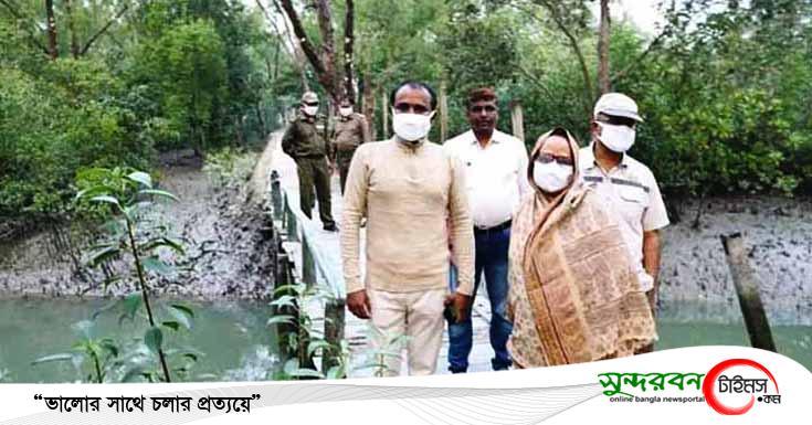 সুন্দরবন পরিদর্শনে বন পরিবেশ ও জলবায়ু বিষয়ক উপমন্ত্রী হাবিবুন নাহার