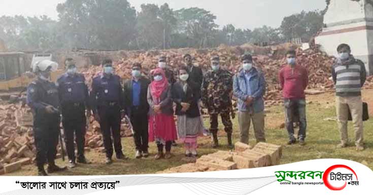 কেশবপুরে প্রশাসনের হস্তক্ষেপে দুটি ইট ভাটা উচ্ছেদ 