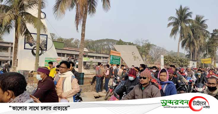 তালা সদর ইউপি চেয়ারম্যান সরদার জাকিরের শোডাউন