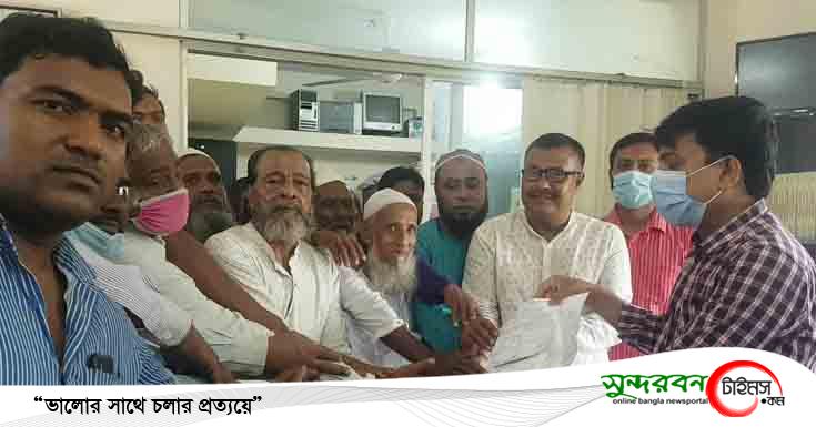 তালা সদর ইউপি নির্বাচনে জাতীয় পাটি নেতার মনোনয়ন সংগ্রহ, সুষ্ঠ নির্বাচন দাবি