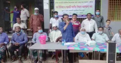 তালার ধুলন্ডা প্রাথমিক বিদ্যালয়ে ভোট কেন্দ্র পুর্নবহালের দাবিতে মতবিনিময়