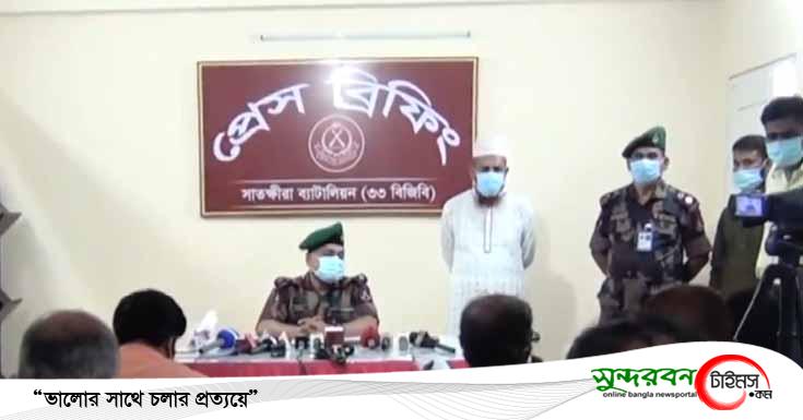 করোনা সংক্রমনরোধে সাতক্ষীরা সীমান্তে বিজিবির কড়া নজরদারি