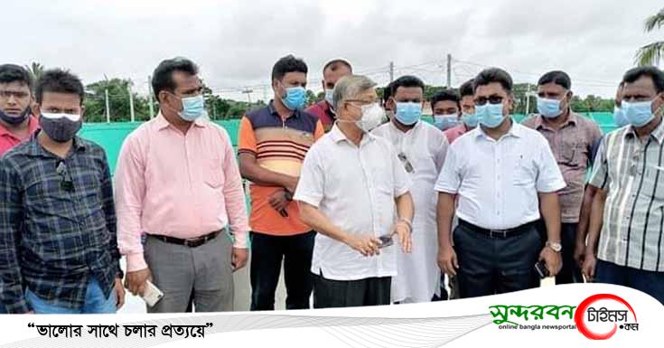 চুকনগরের কাঁঠালতলা আশ্রয়ন প্রকল্প পরিদর্শন করলেন সাংসদ নারায়ণ চন্দ্র চন্দ