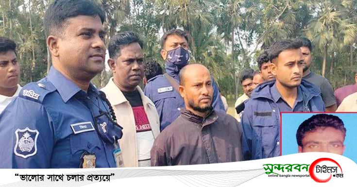 পাইকগাছায় ভ্যান চুরির টাকার ভাগ নিয়ে ইব্রাহীম হত্যাকান্ডের প্রধান আসামী আকবর আটক