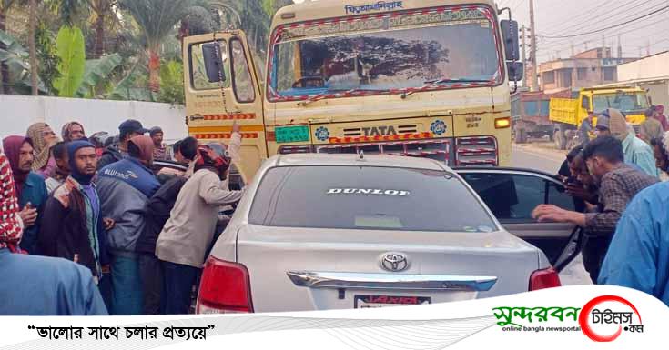 সাতক্ষীরায় ট্রাক-প্রাইভেটকারের মুখোমুখি সংঘর্ষ: নিহত ২, আহত ১