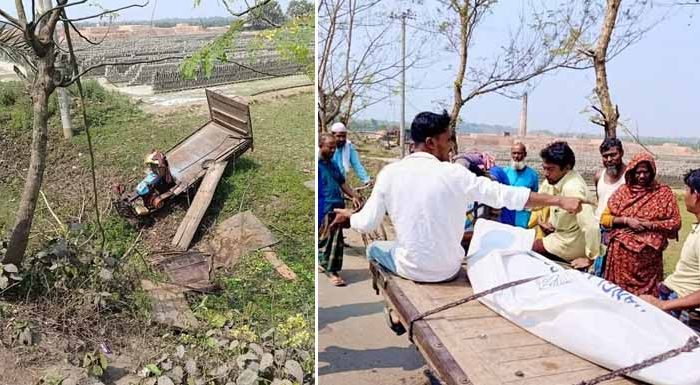 পাটকেলঘাটায় ইঞ্জিনচালিত ভ্যান খাদে পড়ে চালক নিহত